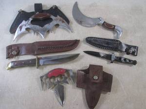 (CSB) 5 As-Is Knives - Rust Etc...