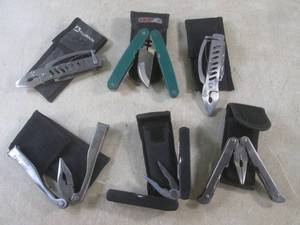 (BSB) 6 Multi Tools with Pouches...