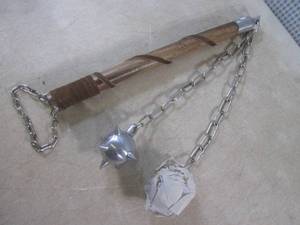 (EW5) 2 Ball Medieval Flail Mace - ...