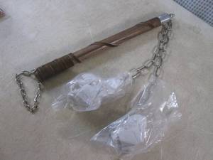 (EW5) 2 Ball Medieval Flail Mace - ...