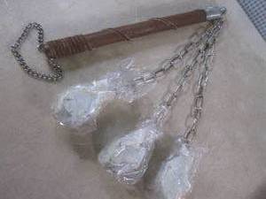 (EW5) 3 Ball Medieval Flail Mace - ...