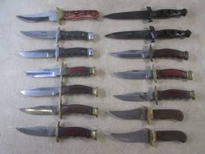 (BS) 14 Assorted As-Is Knives 9 to...