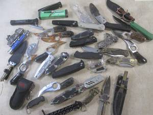 (BSB) Assortment of Misc Knives As-...