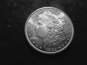1882 CC  Morgan Silver Dollar