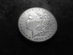 1883 S  Morgan Silver Dollar