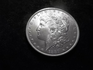 1889  Morgan Silver Dollar