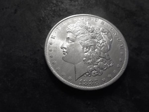 1883 O Morgan Silver Dollar