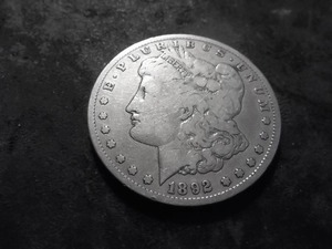 1892 S  Morgan Silver Dollar