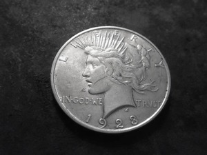 1923 D Peace Silver Dollar