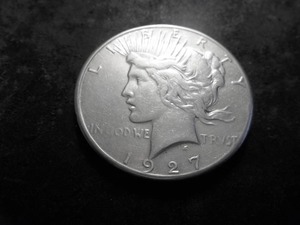 1927 S Peace Silver Dollar
