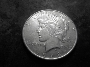 1928 S Peace Silver Dollar
