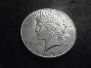 1934 S Peace Silver Dollar