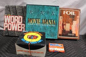 lot 127 image: Lot of 5 Classic Board and Card Games with Poker Set