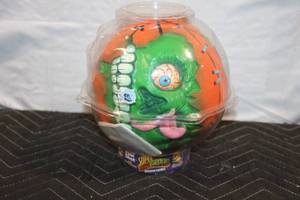 Super Madballs Basketball with Monster Face Design