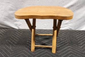 lot 179 image: Nevco Folding Wooden Carry Stool