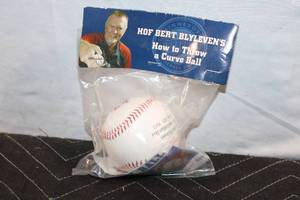 lot 204 image: Sealed Bert Blylevens How to Throw a Curve Ball Kit
