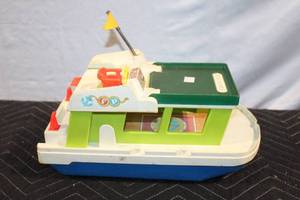lot 210 image: Fisher Price Vintage Toy Boat