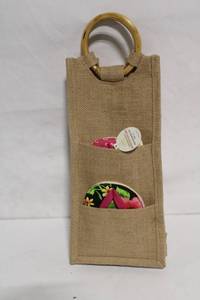 lot 223 image: Tropical Drinkwear Coaster Set with Jute Carrier
