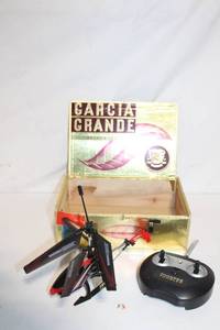 lot 287 image: Remote Control Helicopter with Garcia Grande Display Box