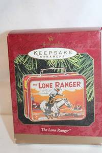 lot 295 image: Hallmark Keepsake The Lone Ranger Ornament Miniature Lunch Box