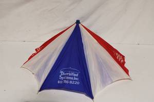 lot 319 image: Patriotic Red, White, and Blue Diversified Systems Inc. Umbrella