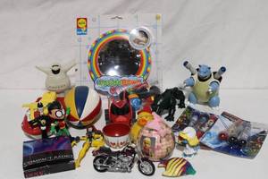 lot 351 image: Assorted Collection of Toys and Accessories Including Action Figures, Toy Vehicles, and More