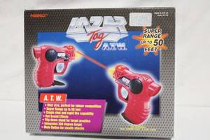lot 352 image: Lazer Tag A.T.W. Set with Super Range and Hot Sound Effects