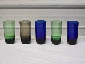 Colorful Glass Tumbler Service