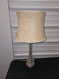 Cut Glass Table Lamp