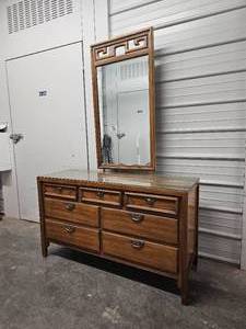 Century Furniture Campin Styled Vanity Desser with Mirror