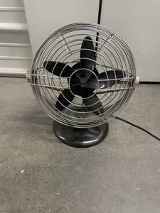Metal Cage Tabletop Fan