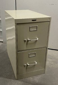Anderson Hickey Aluminum 2-Drawer Filing Cabinet
