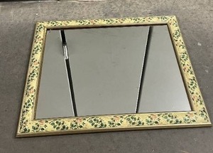 Vintage Floral Frame Wall Mirror