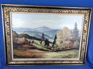 lot 4 image: Original Painting on Canvas 44x32