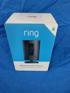 lot 64 image: Ring Stick Up Cam Battery (3rd Generation) Security Camera - Black