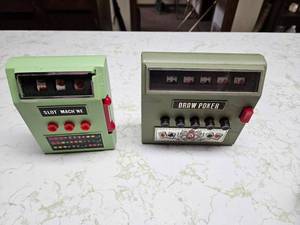 lot 97 image: Vintage Toy slot machines