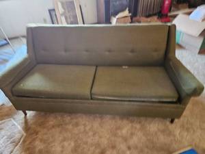 lot 1 image: Hide-a-bed couch