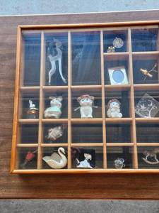 lot 170 image: Shadow Box and knick knacks