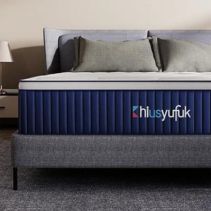 lot A-286 image: Queen Mattress,10 Inch Queen Size Mattress in a Box,Single Bed Mattress with Memory Foam and Pocket Spring,Ergonomic Design & Pressure Relief,Medium Firm Mattress