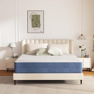 lot A-322 image: 10 Inch Firm Full Mattress,Full Size MattressCooling Memory Foam with Washable Zipper Cover, Pressure Relief & Firm Support