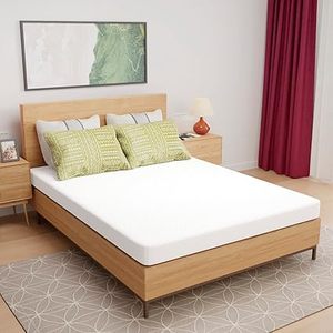 lot A-476 image: PayLessHere 5 Inch Queen Memory Foam MattressCooling Gel Bamboo Charcoal Infused MattressMedium Firm MattressesCertiPUR-US CertifiedBed-in-a-BoxPressure Relieving Queen Size,White