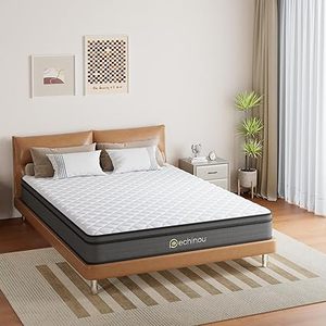 lot A-477 image: Queen Mattress, 8 Inch Queen Size Mattress in a Box, Memory Foam Hybrid Mattress, with Spring for Motion Isolation & Silent Sleep, Motion Isolation, Pressure Relief, Edge Support, and Medium Firmness