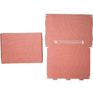 lot O-393 image: Impack ABC Shipping Box 13.3x9.8 25pack - Printed Slim Cardboard Boxes for Packaging and Mailing Shirts, Stationeries, Documents - Fits Lettermail Slot - Small Business Supplies Gift Box - Cedar