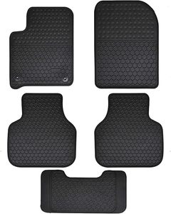 lot U-424 image: Car Floor Mats Custom Fit for Dodge Journey 2012 2013 2014 2015 2016 2017 2018 2019 2020 Odorless Washable Heavy Duty Rubber (All Weather) Floor Liners Front and Rear Row Set Black