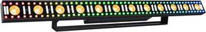 lot E-22 image: DMX Stage Wash Light Bar - 40IN 100W DJ Light Bar 3IN1 RGB LED Strobe Beam Lighting Effects Aluminum Alloy DMX Control Sound Activated