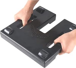 lot P-337 image: Moyiza Canopy Weights for Pop Up Canopy Tent Weights Easy to Hold, Rubber Coating, Long Service Life, Stacked Design Provides a Very Stable Base, Weights for Canopy Legs 1pcs-Pack 22 LBS