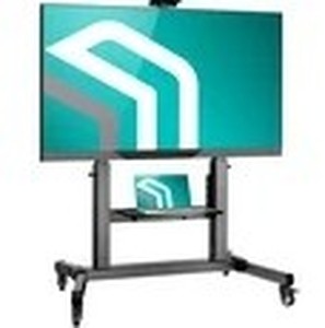 lot O-270 image: ONKRON Portable TV Stand for 50-100 TVs up to 265 lbs Adjustable Room TV Stand
