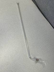 lot 4 image: 50ml Burette, With Bent Tip Funnel