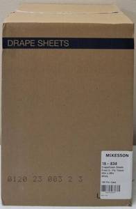 lot 22 image: McKesson  DrapeExam Sheets - White - 40 in x 48 in - 100 per Case