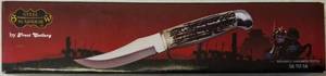 lot 48 image: Frost Cutlery Steel Warrior Knife with Cover Trapper SW-602SBR